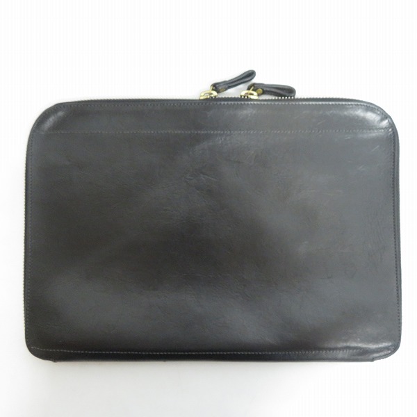 実際に弊社で買取させて頂いたDaniel&Bob/ダニエル＆ボブ レザー ラウンドジップ クラッチバッグの画像 1枚目