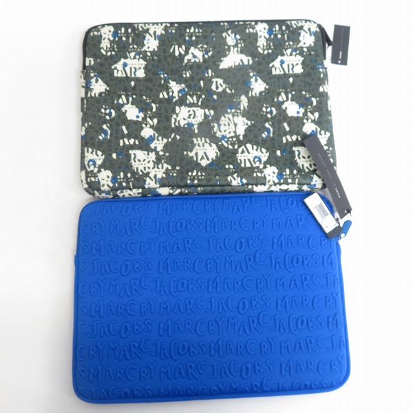 実際に弊社で買取させて頂いた【未使用】MARC BY MARC JACOBS/マークバイマークジェイコブス クラッチバッグ/タブレットケース M0003461/M0001053A 2点セットの画像 1枚目