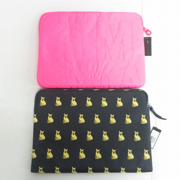 実際に弊社で買取させて頂いた【未使用】MARC BY MARC JACOBS/マークバイマークジェイコブス クラッチバッグ/タブレットケース M6131071/M0003115 2点セットの画像 1枚目