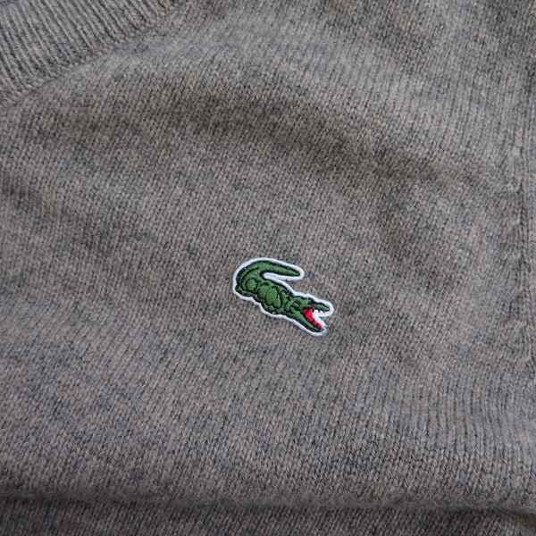 実際に弊社で買取させて頂いたLACOSTE/ラコステ ウールベスト カーキ系/4の画像 4枚目