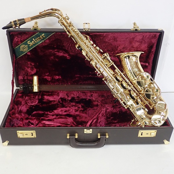 実際に弊社で買取させて頂いた★SELMER/セルマー アルトサックス SA80/Super Action 80 SERIE Ⅱ/シリーズ2 彫刻有り 49万台 ハードケース付 