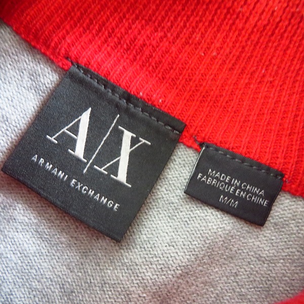 実際に弊社で買取させて頂いたARMANI EXCHANGE/アルマーニエクスチェンジ ジップアップニットジャケット/Mの画像 2枚目