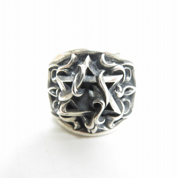 実際に弊社で買取させて頂いたDEAL DESIGN/ディールデザイン ヒュージヘックス スター リング/23.5号