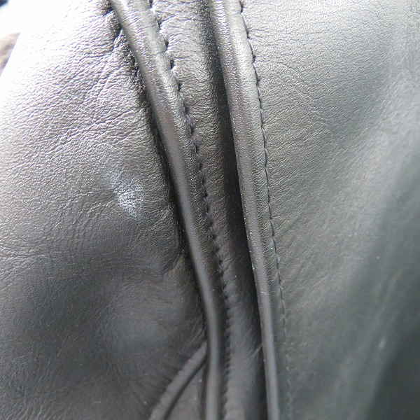 実際に弊社で買取させて頂いたSchott/ショット ONE STAR/ワンスター 牛革 ダブルライダースジャケット 7164/40の画像 9枚目