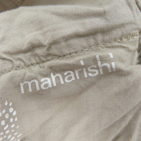 実際に弊社で買取させて頂いたmaharishi/マハリシ カーゴパンツ ライトベージュ系 size：Mの画像 2枚目