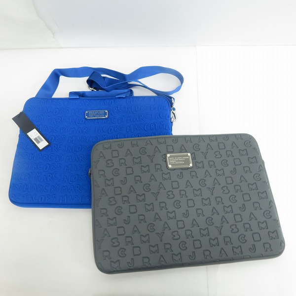 実際に弊社で買取させて頂いた【未使用】MARC BY MARC JACOBS/マークバイマークジェイコブス クラッチバッグ/タブレットケース M0003460/M6PE020 2点セット