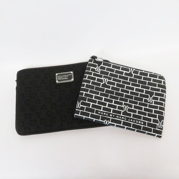 実際に弊社で買取させて頂いた【未使用】MARC BY MARC JACOBS/マークバイマークジェイコブス クラッチバッグ/タブレットケース M6PE023/M0001929 2点セット