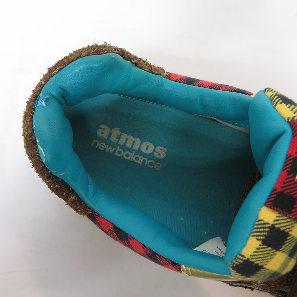実際に弊社で買取させて頂いた【観賞用】NEW BALANCE×atmos/ニューバランス×アトモス コラボ スニーカー M574JBCH 27の画像 4枚目