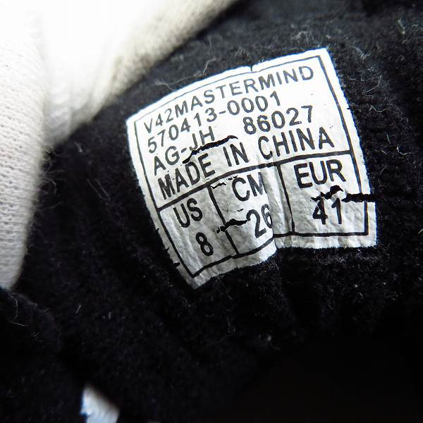 実際に弊社で買取させて頂いたMASTERMIND JAPAN×VANS/マスターマインド×バンズ スニーカー V42MASTERMIND MT.EDITION US8の画像 5枚目