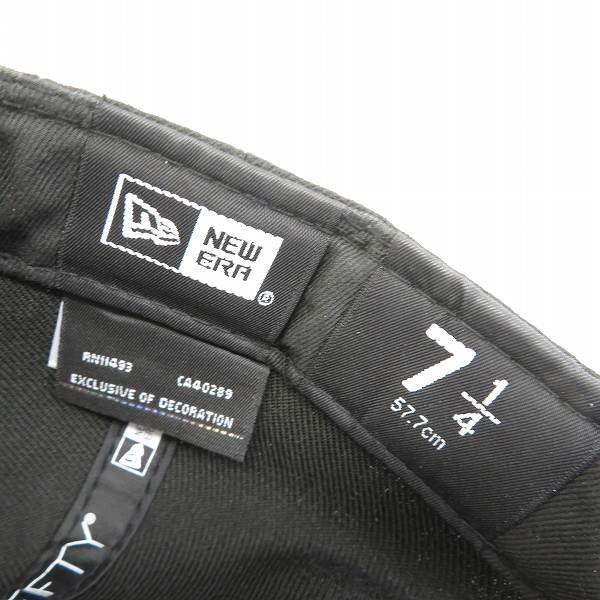 実際に弊社で買取させて頂いたNEWERA×FRAGMENT DESIGN/ニューエラ×フラグメントデザイン キャップ 7 1/4 (57.7cm)の画像 5枚目