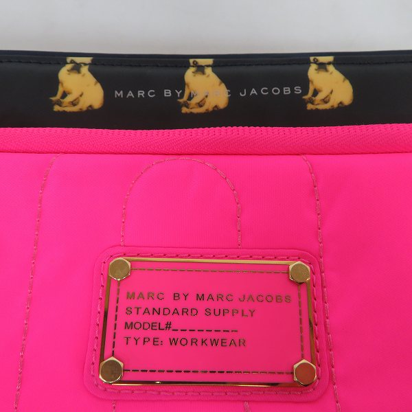 実際に弊社で買取させて頂いた【未使用】MARC BY MARC JACOBS/マークバイマークジェイコブス クラッチバッグ/タブレットケース M6131071/M0003115 2点セットの画像 7枚目