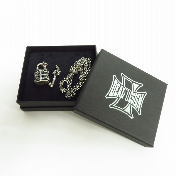 実際に弊社で買取させて頂いたDEAL DESIGN/ディールデザイン ペルソナパドロック/キーペンダント/チェーン/ネックレス 3点セットの画像 9枚目