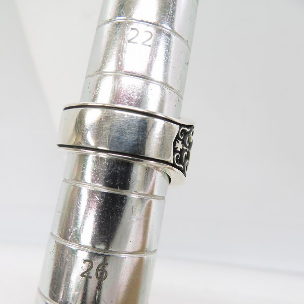 実際に弊社で買取させて頂いたDEAL DESIGN/ディールデザイン 2018S/S LIVE GYM Varnish 925/K18 バーニッシュカレッジリング/24号の画像 7枚目