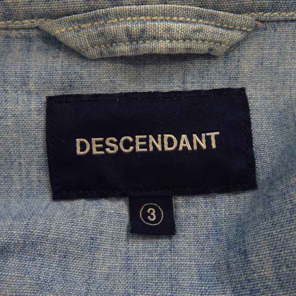実際に弊社で買取させて頂いたDESCENDANT/ディセンダント 20SS VANNING CHAMBRAY SHIRT/ステンシル シャンブレー 長袖 シャツ 201WVDS-SHM03/3の画像 2枚目