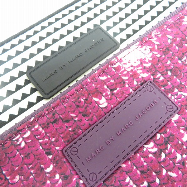 実際に弊社で買取させて頂いた【未使用】MARC BY MARC JACOBS/マークバイマークジェイコブス クラッチバッグ/タブレットケース M0002306/M0003952 2点セットの画像 3枚目