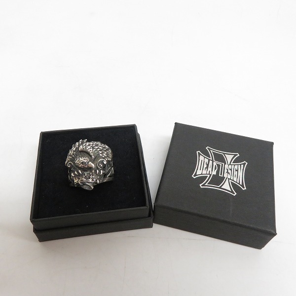 実際に弊社で買取させて頂いたDEAL DESIGN/ディールデザイン ブラストイーグルリング/24号の画像 7枚目