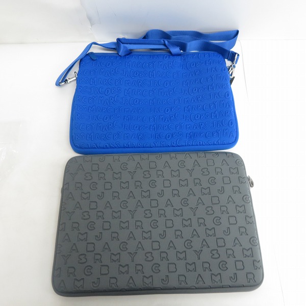 実際に弊社で買取させて頂いた【未使用】MARC BY MARC JACOBS/マークバイマークジェイコブス クラッチバッグ/タブレットケース M0003460/M6PE020 2点セットの画像 1枚目