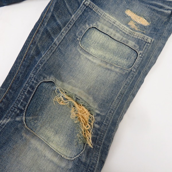 実際に弊社で買取させて頂いたMIHARAYASUHIRO/ミハラヤスヒロ リペア加工 デニムパンツ 21022111/44の画像 5枚目