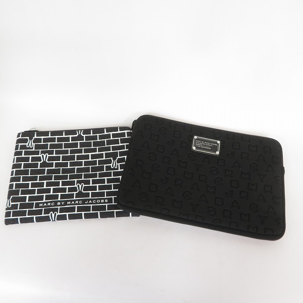 実際に弊社で買取させて頂いた【未使用】MARC BY MARC JACOBS/マークバイマークジェイコブス クラッチバッグ/タブレットケース M0001929/M6PE023 2点セット