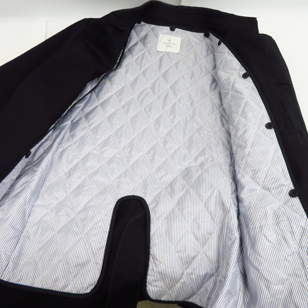 実際に弊社で買取させて頂いたEDIFICE/エディフィス ステンカラーコート ライナー付き 11-020-300-1000-3-0/46の画像 8枚目