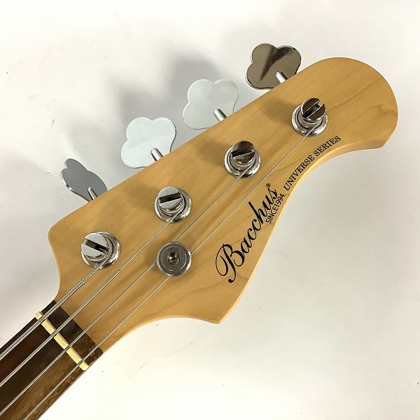 実際に弊社で買取させて頂いた★Bacchus/バッカス UNIVERSE SERIES ジャズベースタイプ エレキベース ソフトケース付きの画像 1枚目