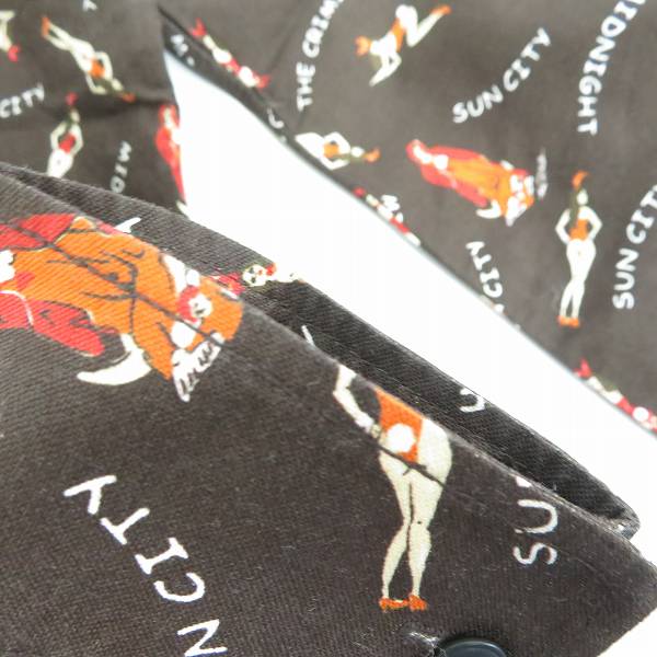 実際に弊社で買取させて頂いたTHE CRIMIE/クライミー バニー/マリア プリント 長袖シャツ/XLの画像 4枚目