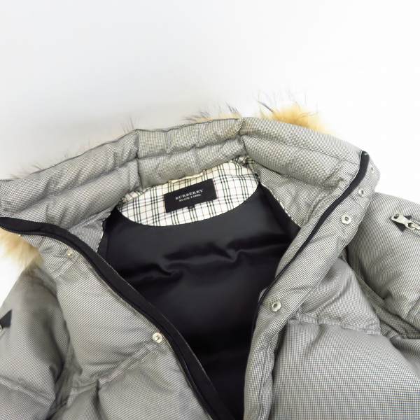 実際に弊社で買取させて頂いたBURBERRY/バーバリー ブラックレーベル マイクロハウンドトゥース 4WAYダウンジャケット  BMP26-325-06/Mの画像 5枚目