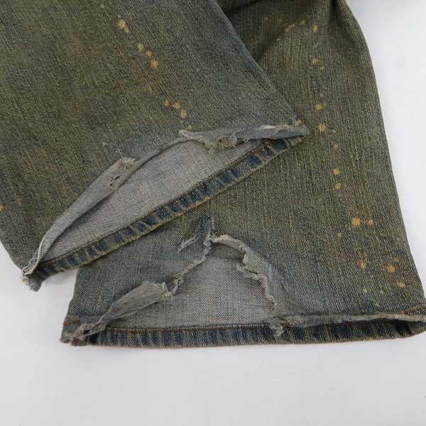 実際に弊社で買取させて頂いたIF SIX WAS NINE/イフシックスワズナイン ダメージ加工 デニムパンツ MUD MAX/BEAR 351DK 29の画像 8枚目