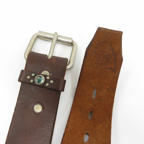 実際に弊社で買取させて頂いたHTC/Hollywood Trading Company/エイチティーシー スタッズ付きベルトの画像 1枚目