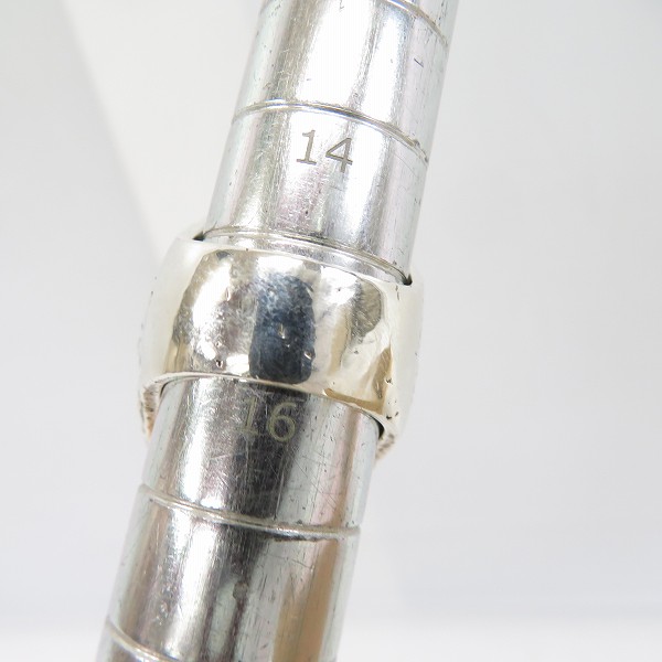 実際に弊社で買取させて頂いたCRAZY PIG×A BATHING APE/クレイジーピッグ×アベイシングエイプ 猿の惑星 GUARD/ガード リング/16号の画像 8枚目