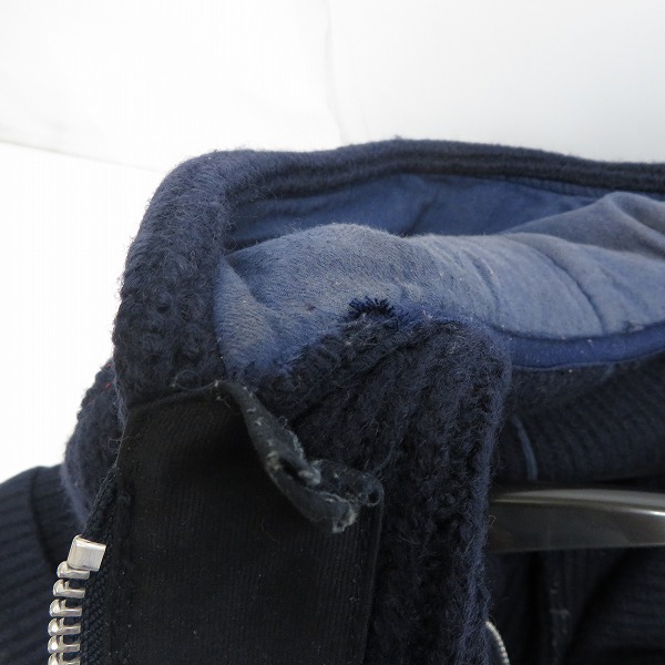 実際に弊社で買取させて頂いたBLUE BLUE/ブルーブルー ウールニット パーカー/フーディー Size：3の画像 4枚目