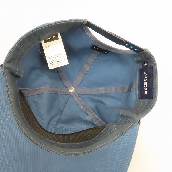 実際に弊社で買取させて頂いたDESCENDANT/ディセンダント FISH CLUB desce ndant キャップ FREEの画像 3枚目