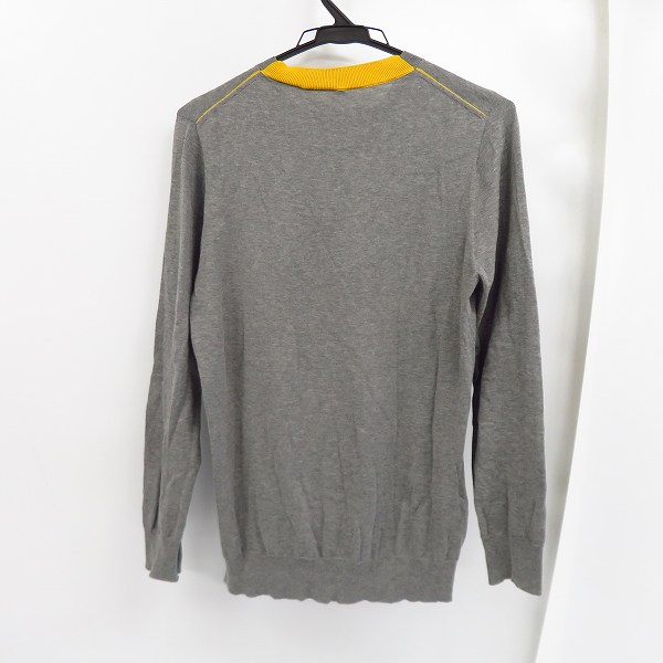 実際に弊社で買取させて頂いたMARNI/マルニ 襟カラー切替 クルーネックニット 44の画像 1枚目