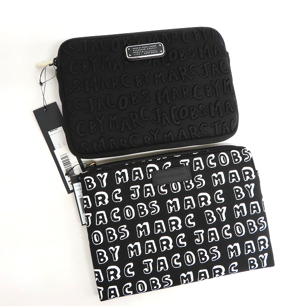 実際に弊社で買取させて頂いた【未使用】MARC BY MARC JACOBS/マークバイマークジェイコブス ミニクラッチ/ポーチ M0002302/M0003463/2点セット