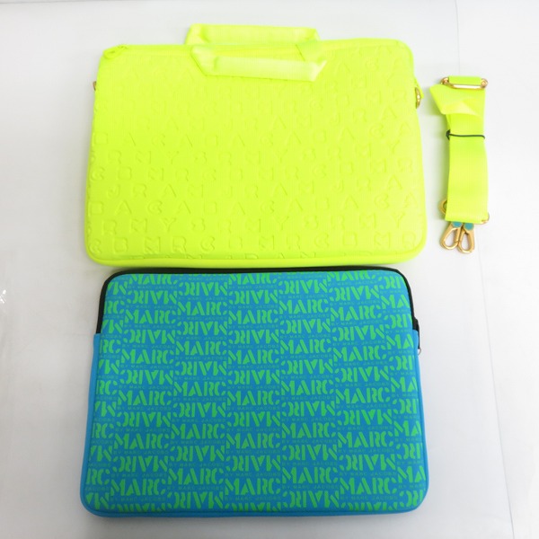実際に弊社で買取させて頂いた【未使用】MARC BY MARC JACOBS/マークバイマークジェイコブス クラッチバッグ/タブレットケース M6131060/M0003214 2点セットの画像 1枚目