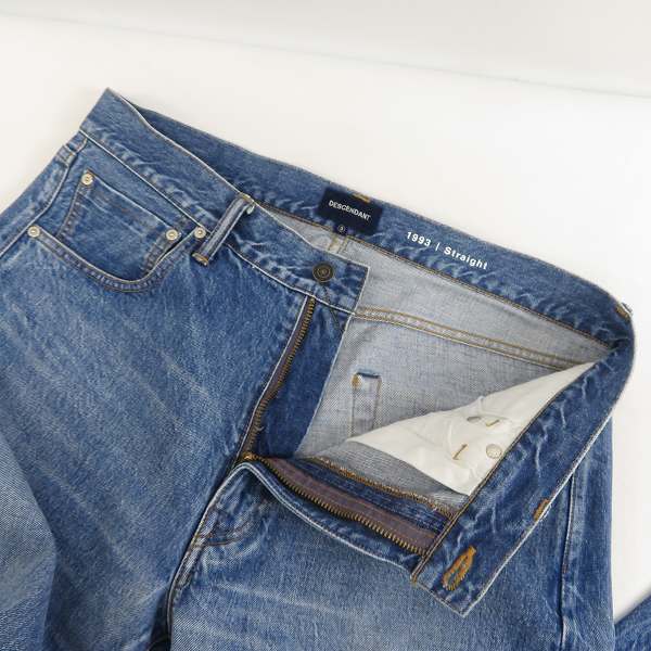 実際に弊社で買取させて頂いたDESCENDANT/ディセンダント 2020AW 1993 STRAIGHT JEANS ストレート デニムパンツ/ジーンズ /3 の画像 7枚目