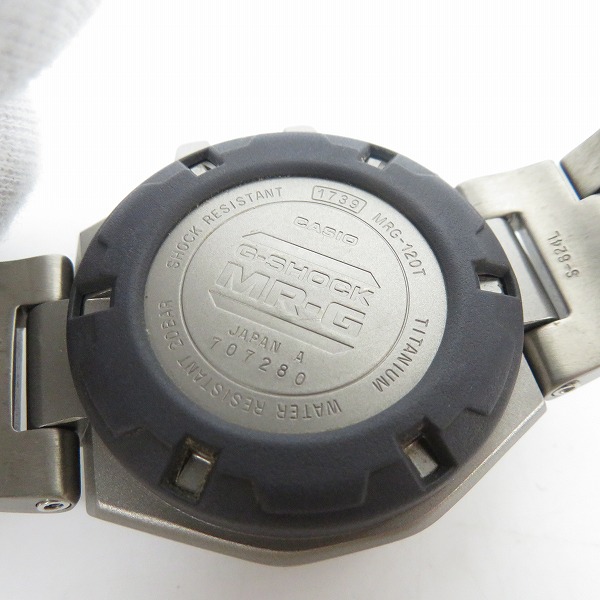 実際に弊社で買取させて頂いたG-SHOCK/G-ショック MR-G アナログ フルメタル 腕時計/ウォッチ MRG-120T-1A【動作未確認】の画像 3枚目