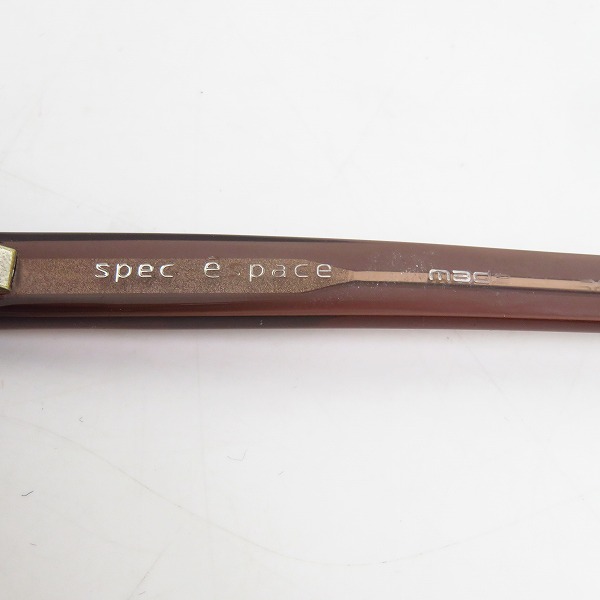 実際に弊社で買取させて頂いたspec espace/スペックエスパス 手仕事 度入り サングラス/アイウェア ES-5044の画像 4枚目