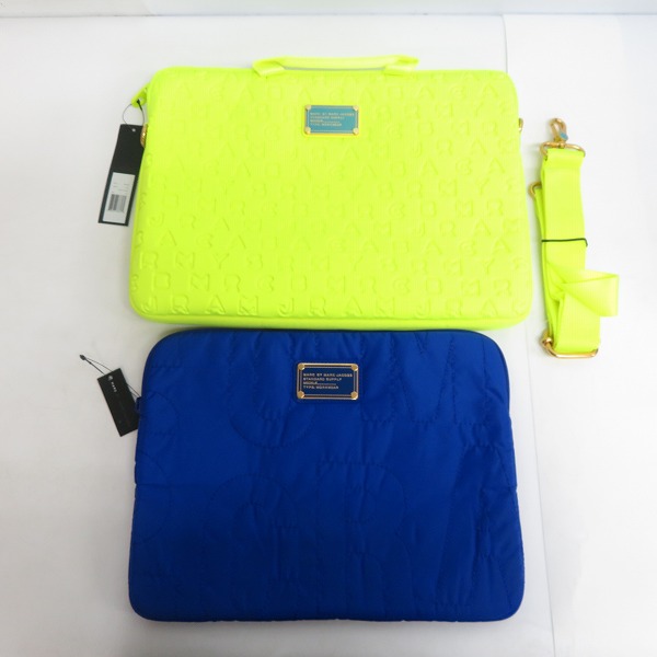 実際に弊社で買取させて頂いた【未使用】MARC BY MARC JACOBS/マークバイマークジェイコブス クラッチバッグ/タブレットケース M0001260A/M6131060 2点セット