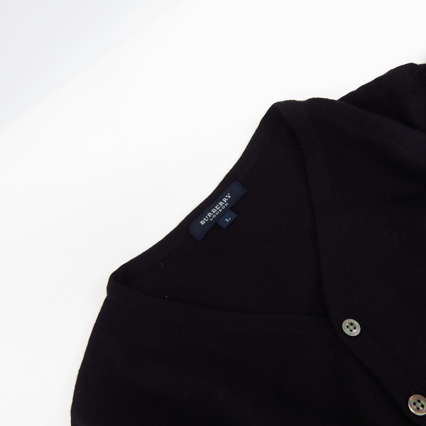 実際に弊社で買取させて頂いたBURBERRY LONDON/バーバリーロンドン ウールセーター BBT23-700-09/Lの画像 5枚目