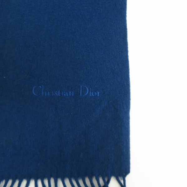実際に弊社で買取させて頂いたChristian Dior/クリスチャンディオール ウール マフラーの画像 3枚目