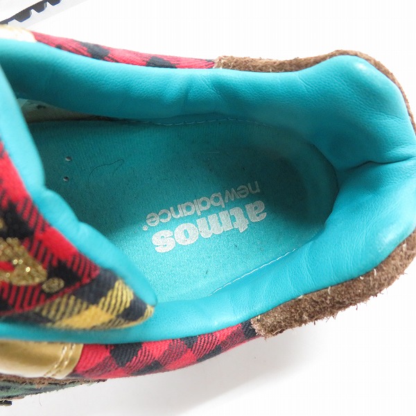 実際に弊社で買取させて頂いた【観賞用】NEW BALANCE×atmos/ニューバランス×アトモス コラボ スニーカー M574JBCH 27の画像 4枚目