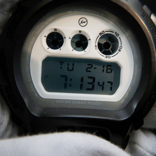 実際に弊社で買取させて頂いたG-SHOCK/Gショック FRAGMENT DESIGN/フラグメントデザイン別注 DW-6900FSの画像 6枚目