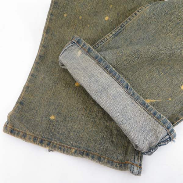 実際に弊社で買取させて頂いたIF SIX WAS NINE/イフシックスワズナイン ダメージ加工 デニムパンツ MUD MAX/BEAR 351DK 29の画像 5枚目