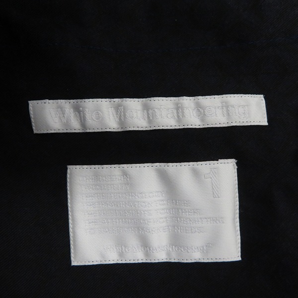 実際に弊社で買取させて頂いたWHITE MOUNTAINEERING/ホワイトマウンテニアリング SUMI-E PAINTING BACK TWILL SHORTS WM1871423/1の画像 4枚目