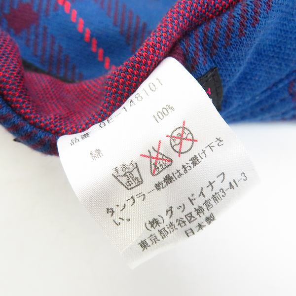 実際に弊社で買取させて頂いたGOOD ENOUGH/グッドイナフ CHECK JERSEY HAT/チェック ジャージー ハット GE-148101の画像 6枚目