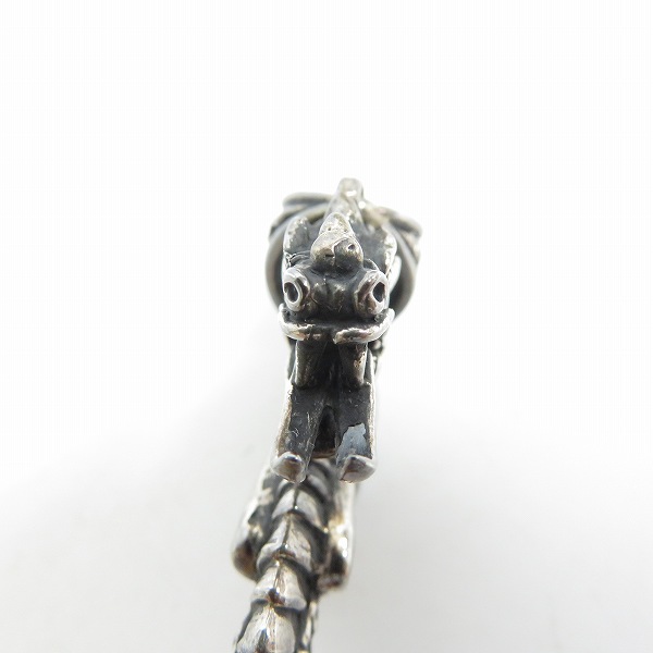 実際に弊社で買取させて頂いた【ギャラ付き】LEATHERS & TREASURES/レザーズアンドトレジャーズ DRAGON SEA HORSE ペンダントトップの画像 7枚目