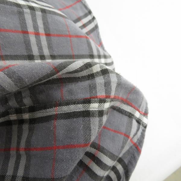 実際に弊社で買取させて頂いたBurberrys/バーバリー チェック ボタンダウンシャツ/43（XL）の画像 4枚目