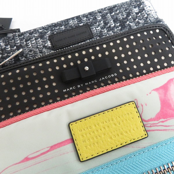 実際に弊社で買取させて頂いた【未使用】MARC BY MARC JACOBS/マークバイマークジェイコブス ミニクラッチ/ポーチ M0002308/M0005947/M0005925 3点セットの画像 3枚目
