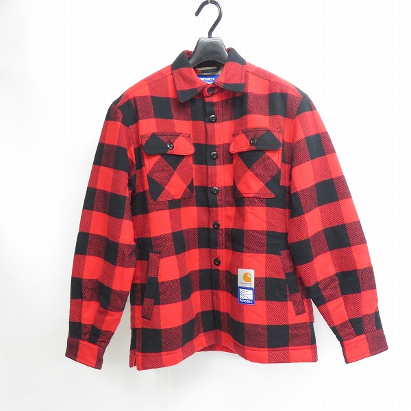 実際に弊社で買取させて頂いたcarhartt/カーハート×paccbet/ラスベート チェック シャツ ジャケット/XSの画像 0枚目